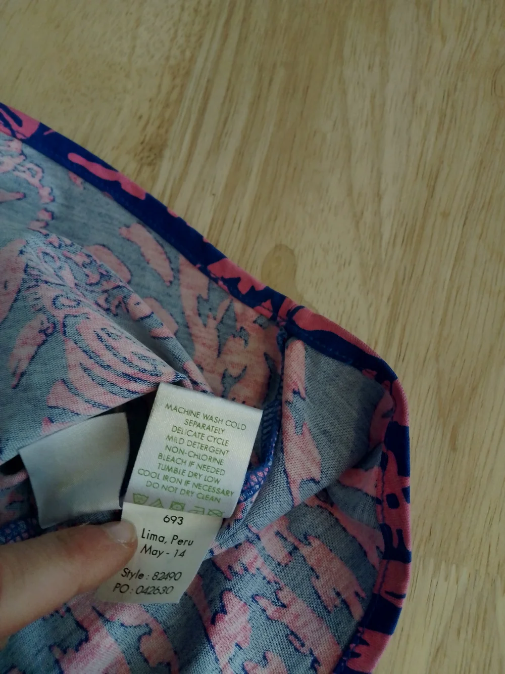 Lilly Pulitzer Strapless Floral Dress - Pink & Blue - Picture 3 of 6